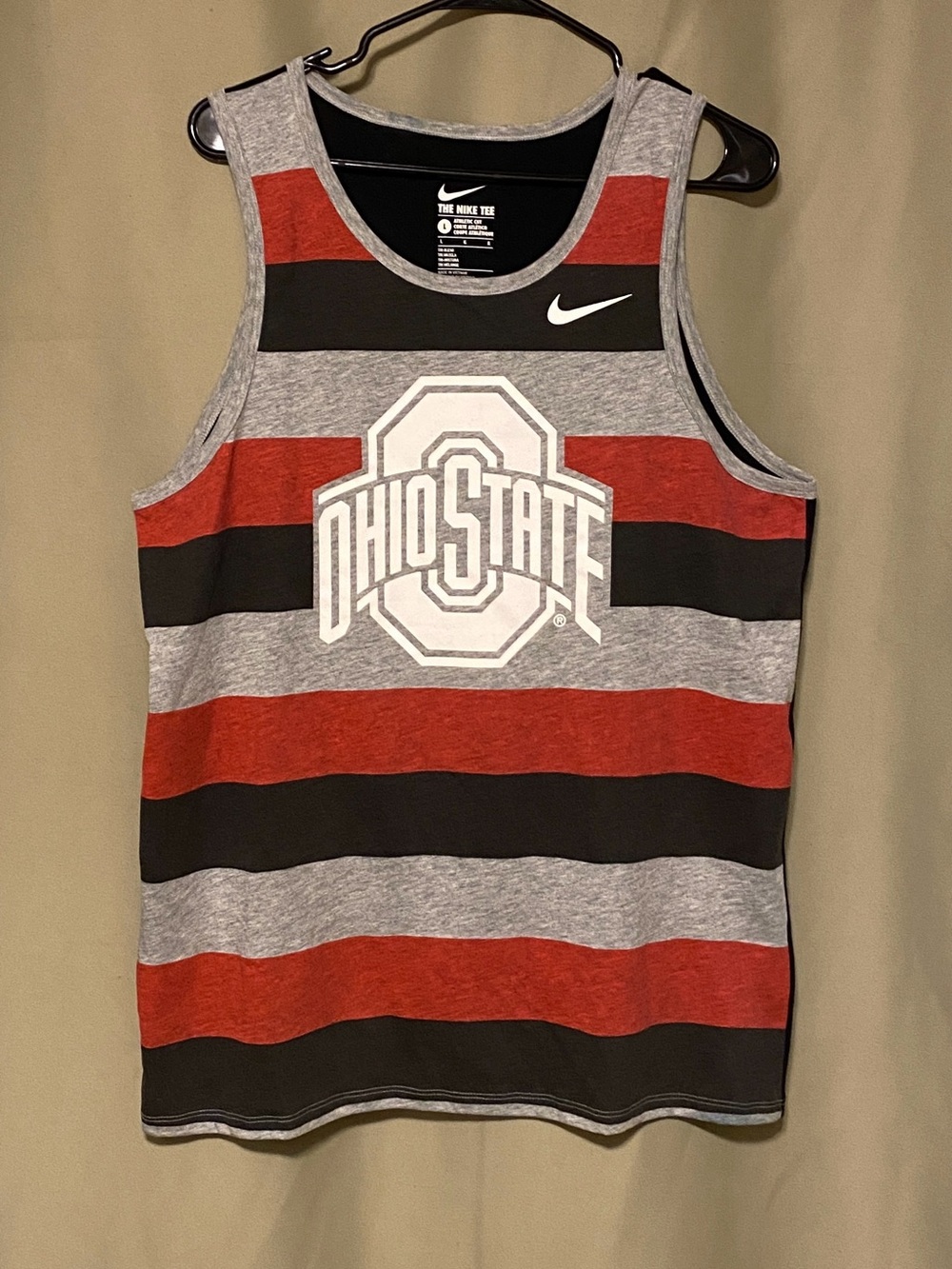 Ohio State The Nike Tee Athletic Cut Men’s Logo  Tank Top L